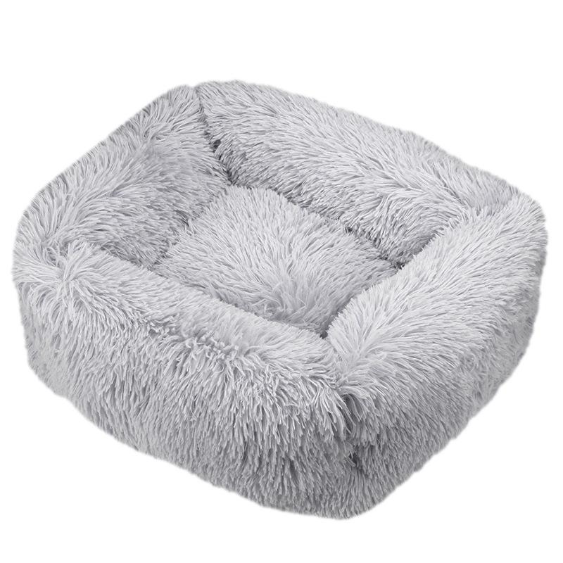PupRoam Winter Plush Pet Nest - Square Mat