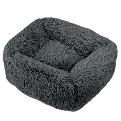 PupRoam Winter Plush Pet Nest - Square Mat
