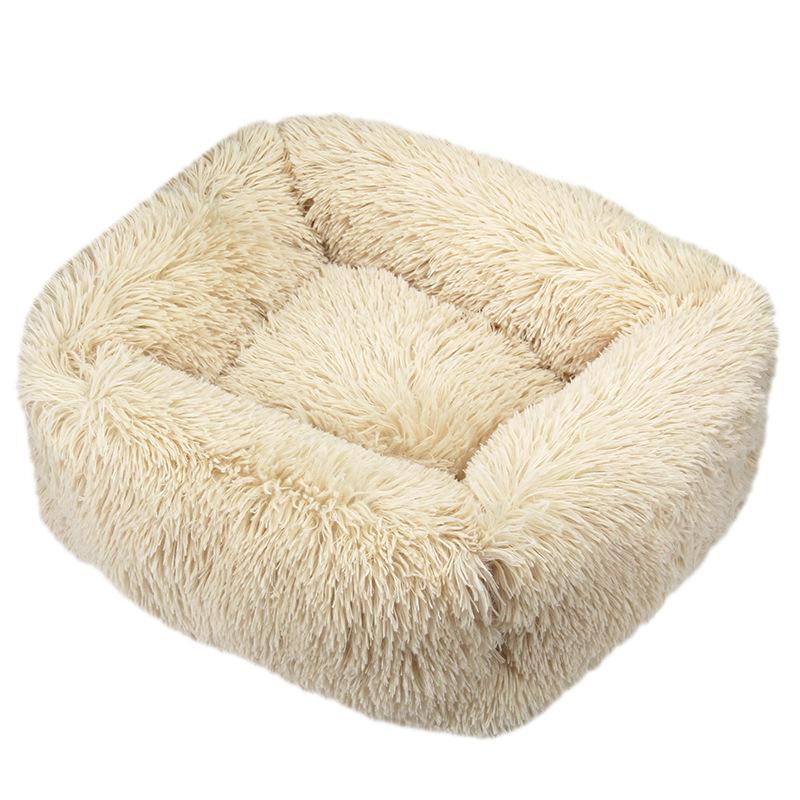 PupRoam Winter Plush Pet Nest - Square Mat