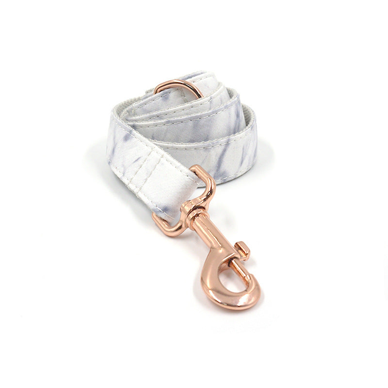 Rose Gold Marble – Halsband & Koppel Set