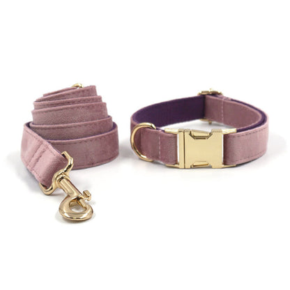 Creamy Coffee Sammetset – Halsband & Koppel